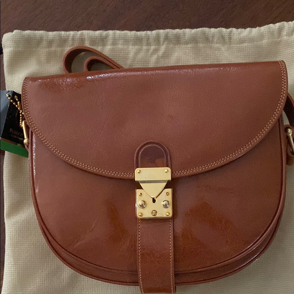 Brown Leather Crossbody Bag